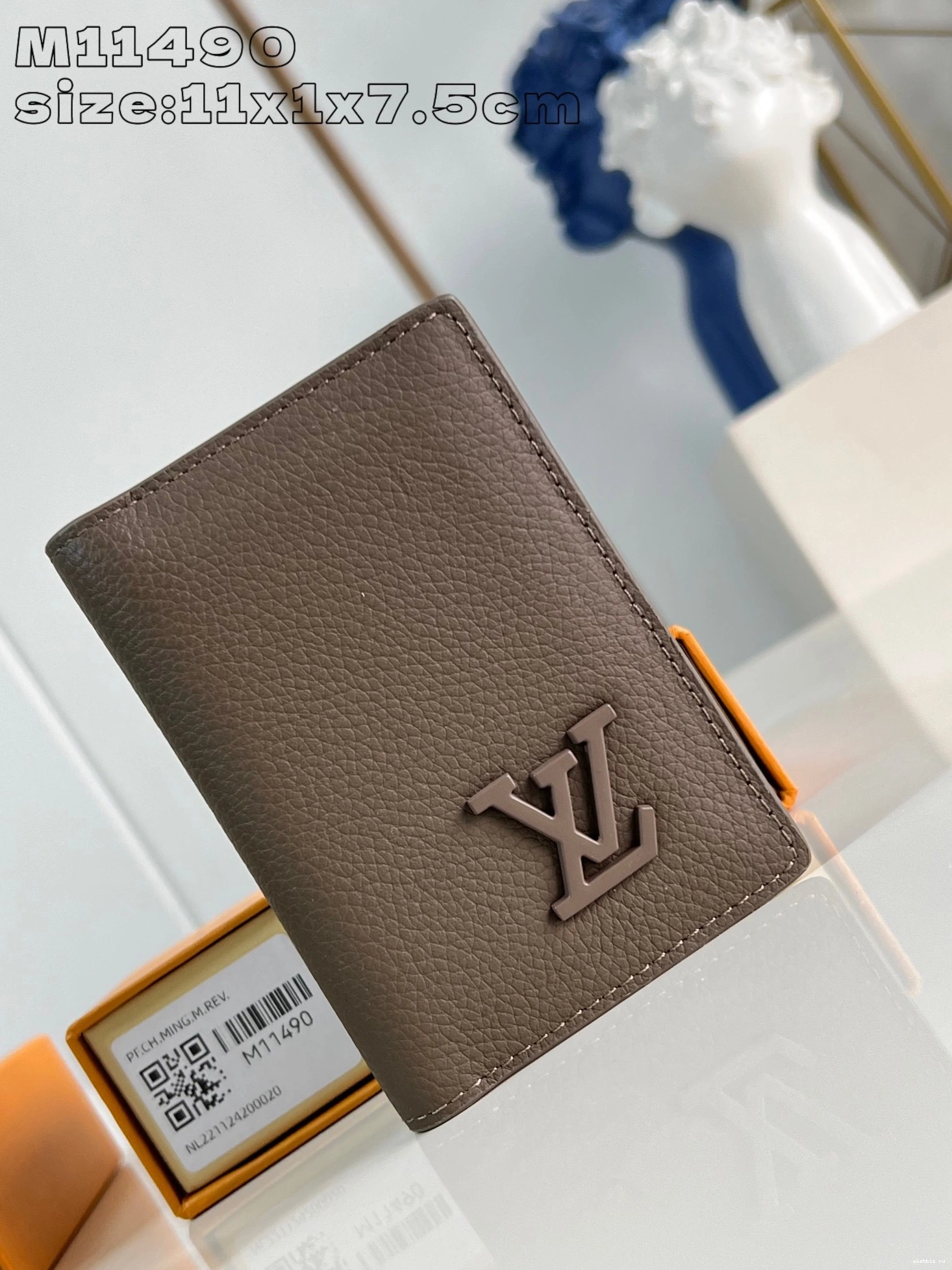 WIS Pocket Organizer-7.5*11.1*1 LOUIS cm VUITTON 0711